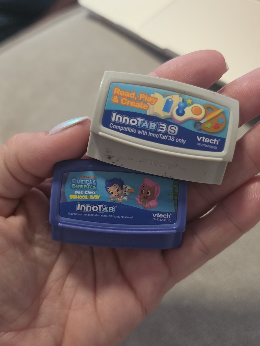 VTech InnoTab 3S And Innotab Game Cartridges Bubbleguppies And Learning Games